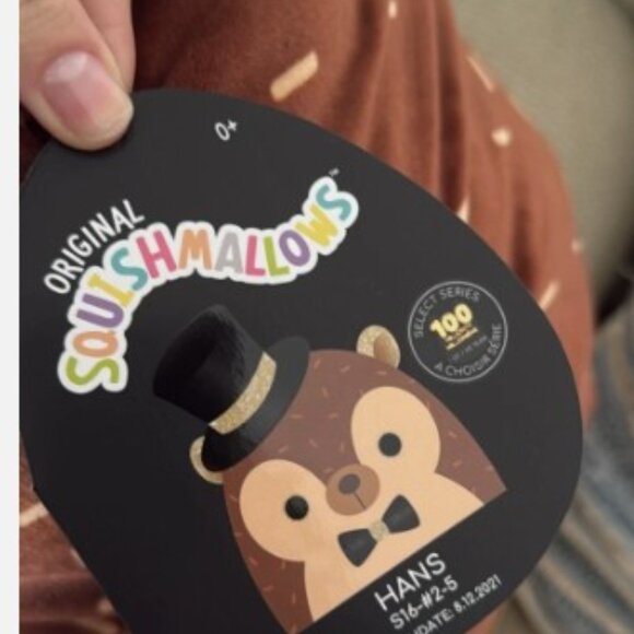NWT Squishmallows 18” Hans with Golden Details - 100 millionth Celebration RARE! - Picture 13 of 16
